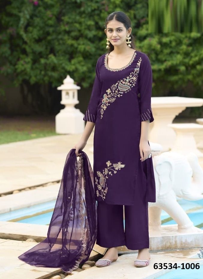 SEASON - Catalog # 63534 (Set of 6 Readymade Salwar Suits) by Karissa SEASON - Catalog # 63534 (Set of 6 Readymade Salwar Suits) by Karissa