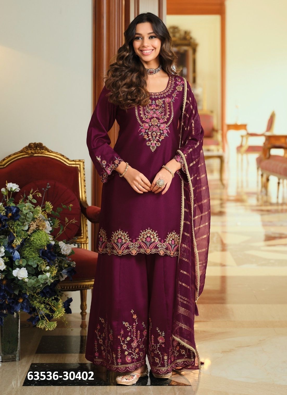 TVESA - Catalog # 63536 (Set of 4 Readymade Salwar Suits) by Lily & Lali TVESA - Catalog # 63536 (Set of 4 Readymade Salwar Suits) by Lily & Lali