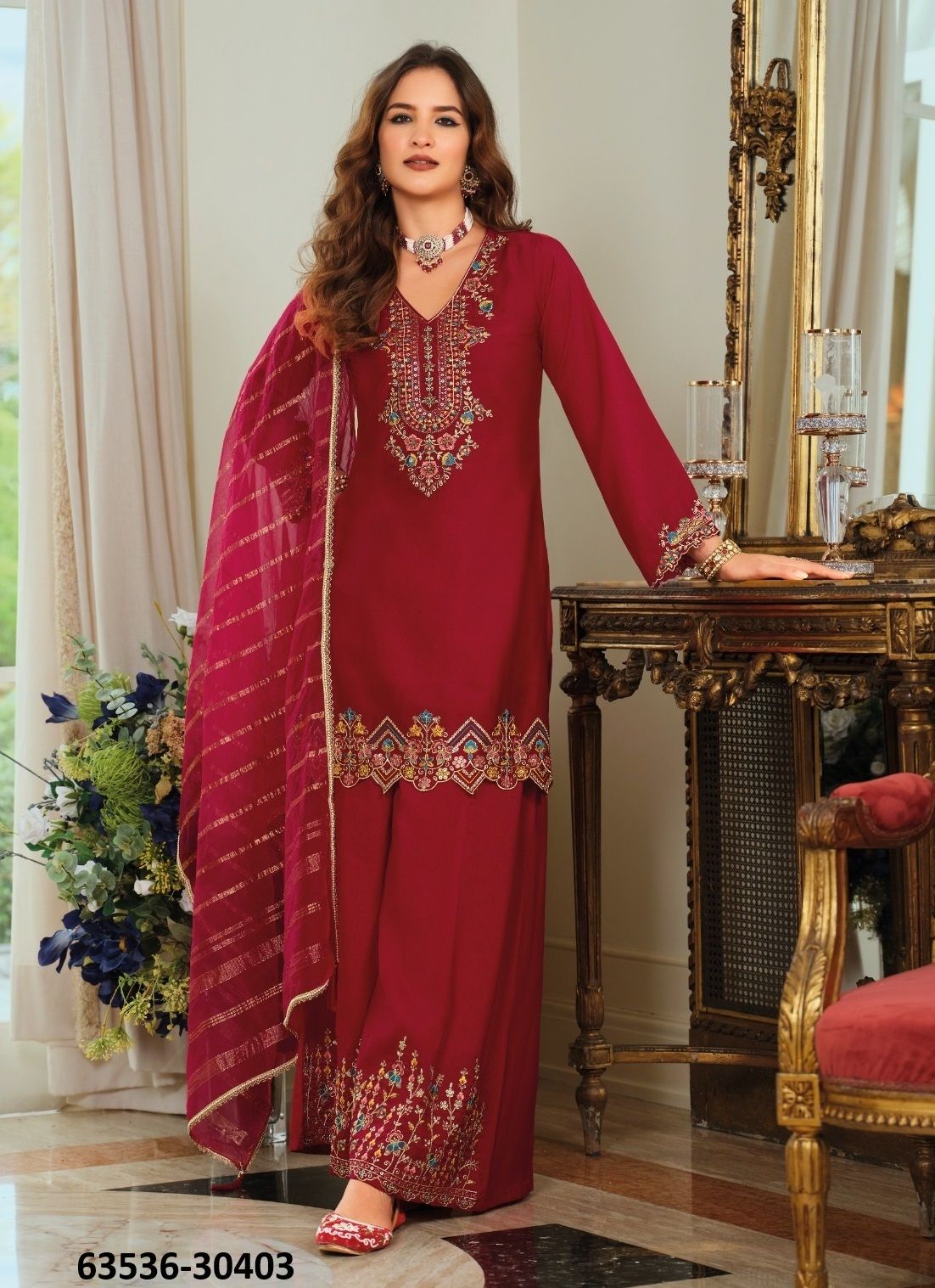 TVESA - Catalog # 63536 (Set of 4 Readymade Salwar Suits) by Lily & Lali TVESA - Catalog # 63536 (Set of 4 Readymade Salwar Suits) by Lily & Lali