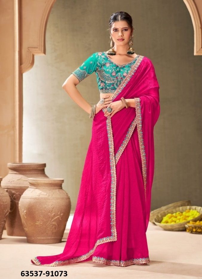 AMAIRA 7 - Catalog # 63537 (Set of 6 Sarees) by Vipul Fashions