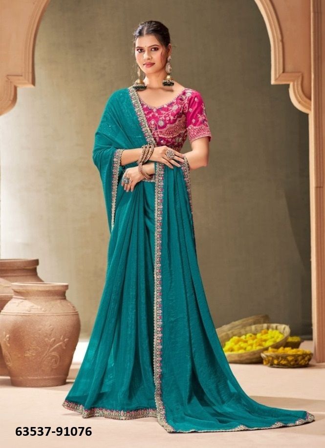 AMAIRA 7 - Catalog # 63537 (Set of 6 Sarees) by Vipul Fashions