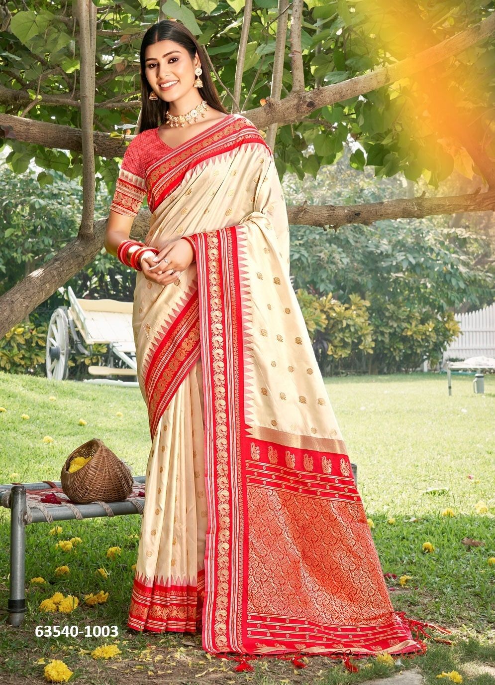 DIVA SILK - Catalog # 63540 (Set of 6 Sarees) by Desi Muse