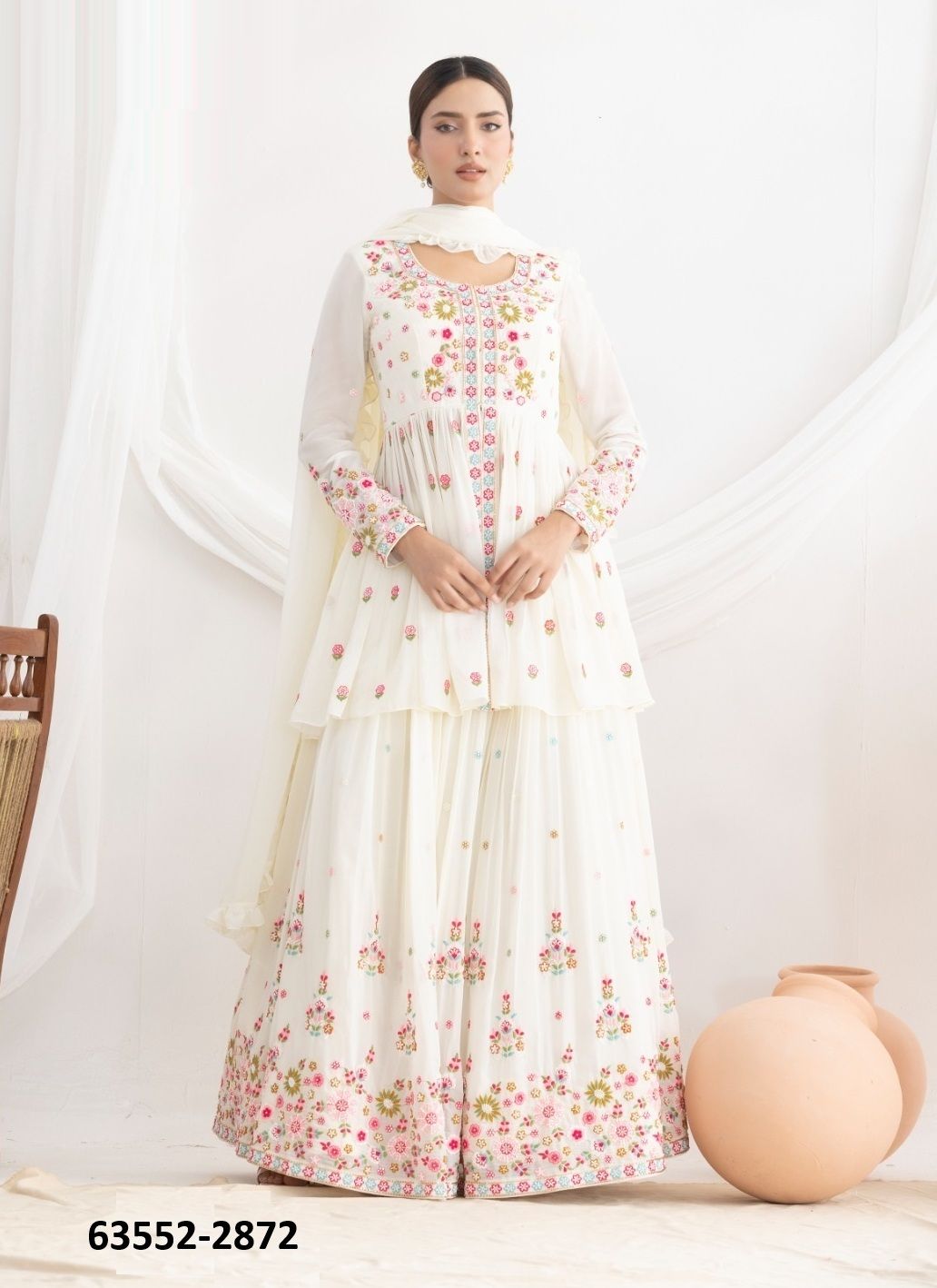 RAAS - Catalog # 63552 (Set of 3 Readymade Salwar Suits) by Gulzar Couture RAAS - Catalog # 63552 (Set of 3 Readymade Salwar Suits) by Gulzar Couture