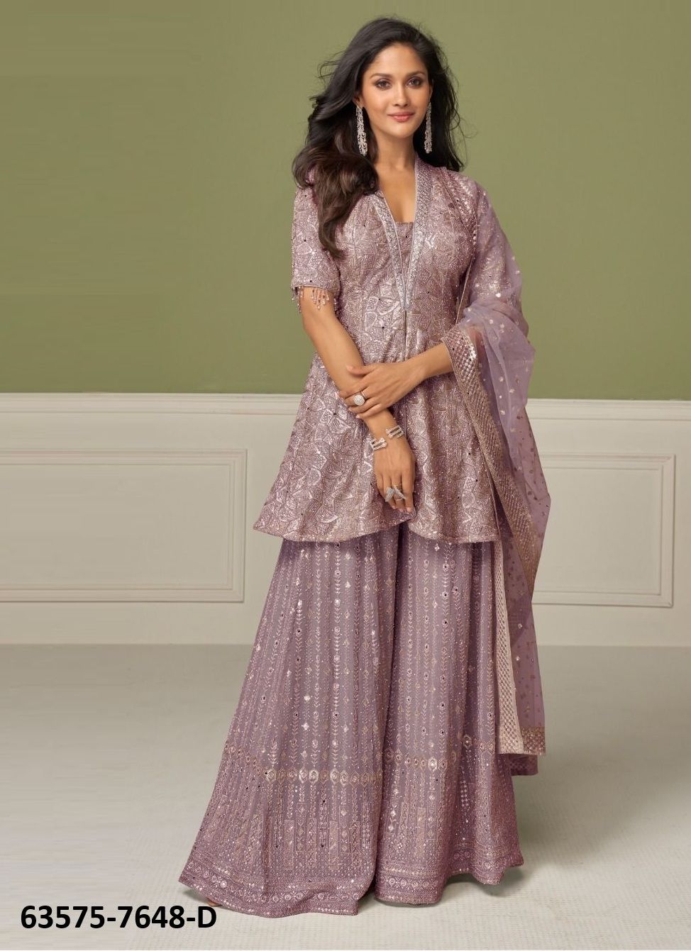 AASHVI - Catalog # 63575 (Set of 4 Readymade Salwar Suits) by Gulkayra Designer