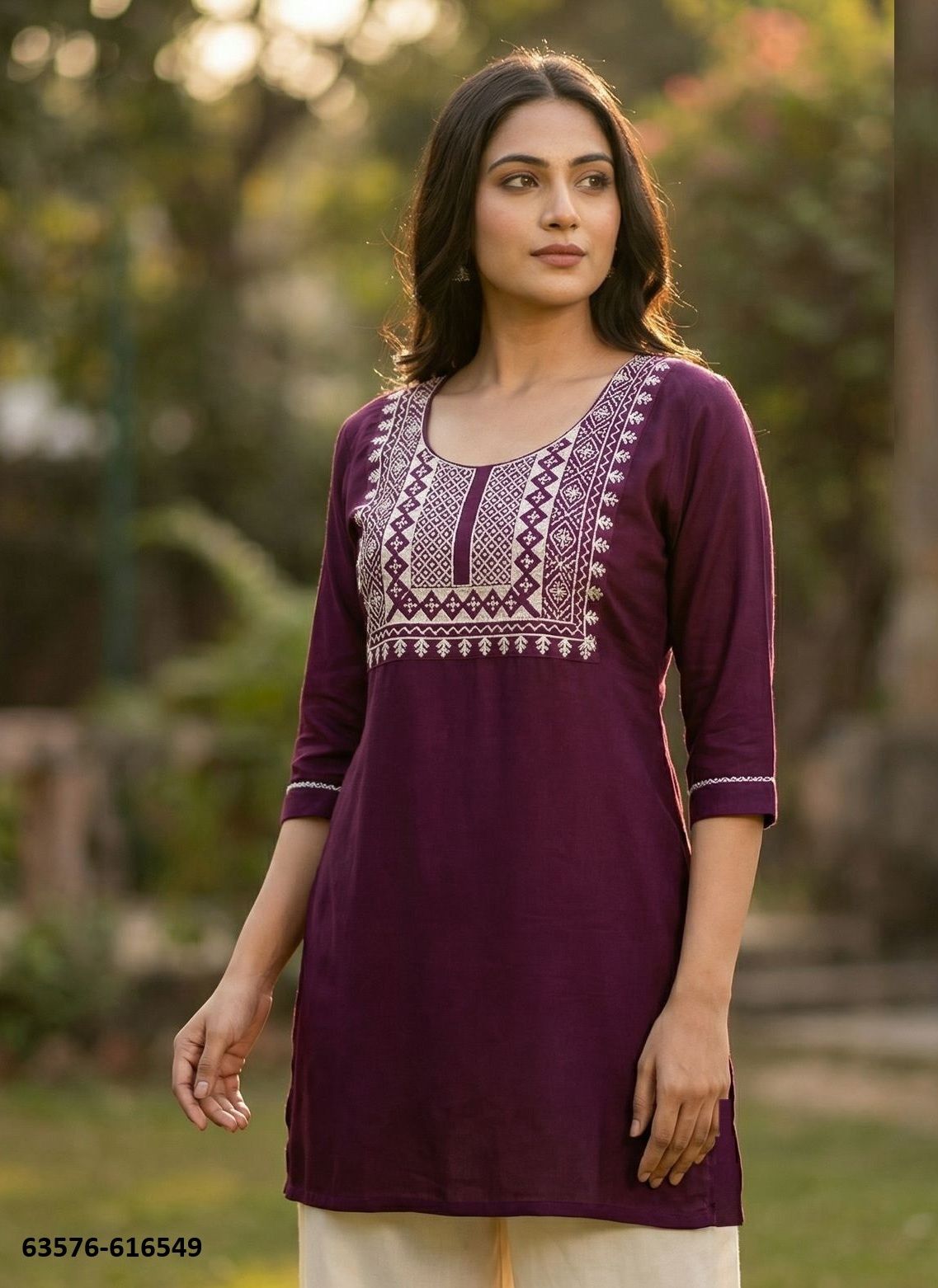 CHARMI 3 - Catalog # 63576 (Set of 9 Readymade Women's Kurtis / Tops) by Blue Hills