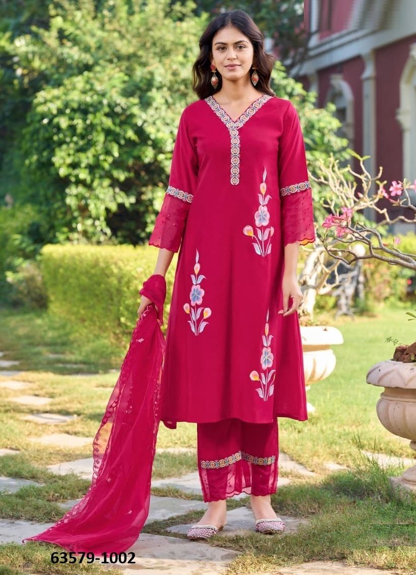 ALISA - Catalog # 63579 (Set of 4 Readymade Salwar Suits) by Karissa ALISA - Catalog # 63579 (Set of 4 Readymade Salwar Suits) by Karissa