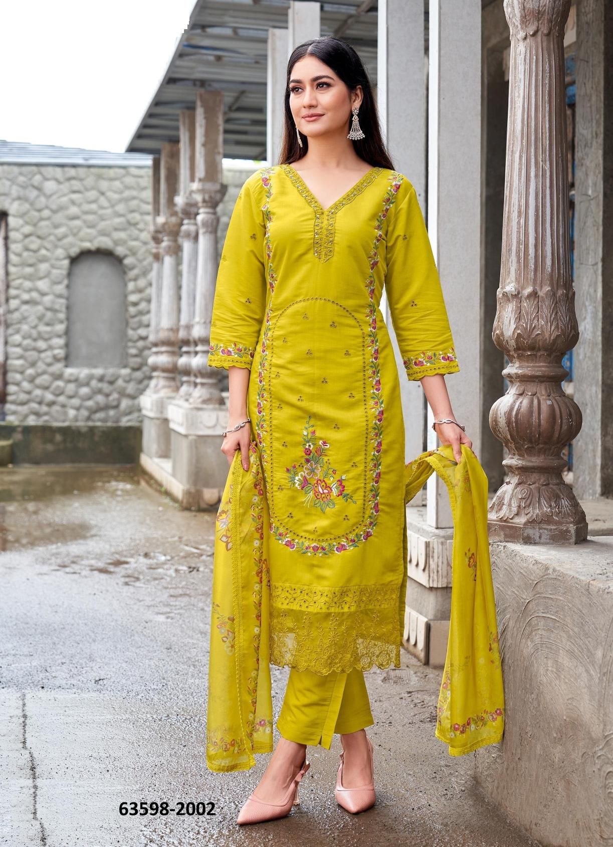 POORVIKA - Catalog # 63598 (Set of 5 Readymade Salwar Suits) by Wooglee Fashions POORVIKA - Catalog # 63598 (Set of 5 Readymade Salwar Suits) by Wooglee Fashions