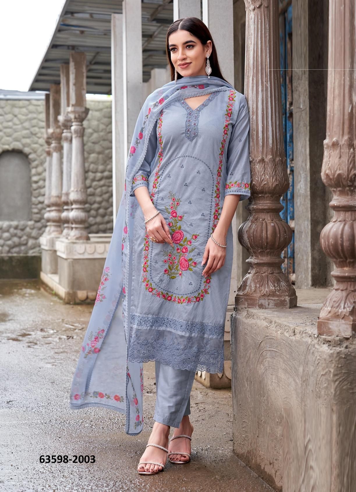 POORVIKA - Catalog # 63598 (Set of 5 Readymade Salwar Suits) by Wooglee Fashions POORVIKA - Catalog # 63598 (Set of 5 Readymade Salwar Suits) by Wooglee Fashions