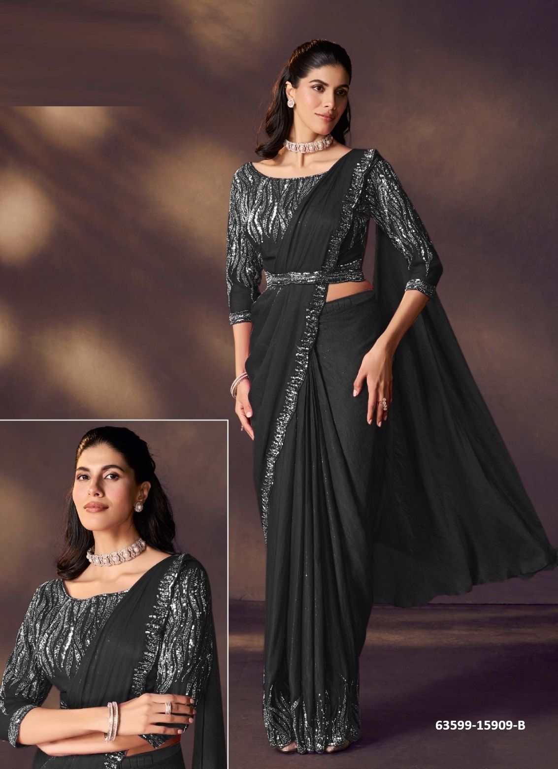 ODYSSEY - Catalog # 63599 (Set of 9 Sarees) by Mahotsav ODYSSEY - Catalog # 63599 (Set of 9 Sarees) by Mahotsav