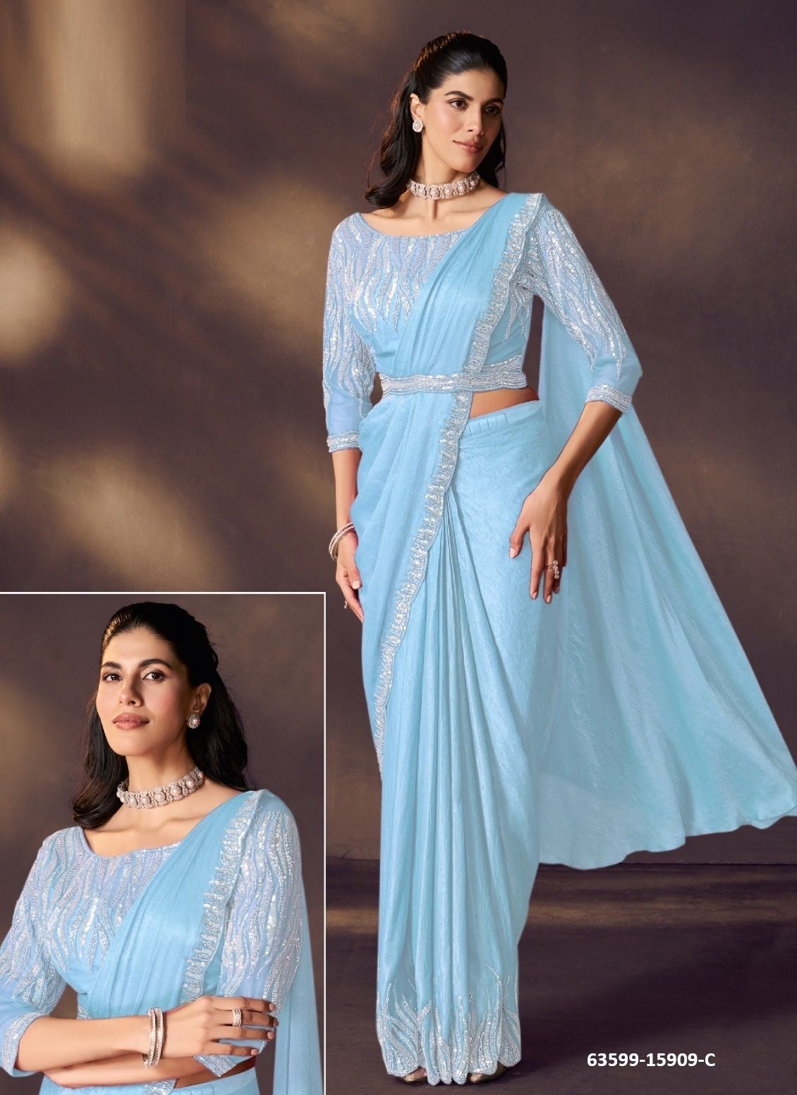 ODYSSEY - Catalog # 63599 (Set of 9 Sarees) by Mahotsav ODYSSEY - Catalog # 63599 (Set of 9 Sarees) by Mahotsav