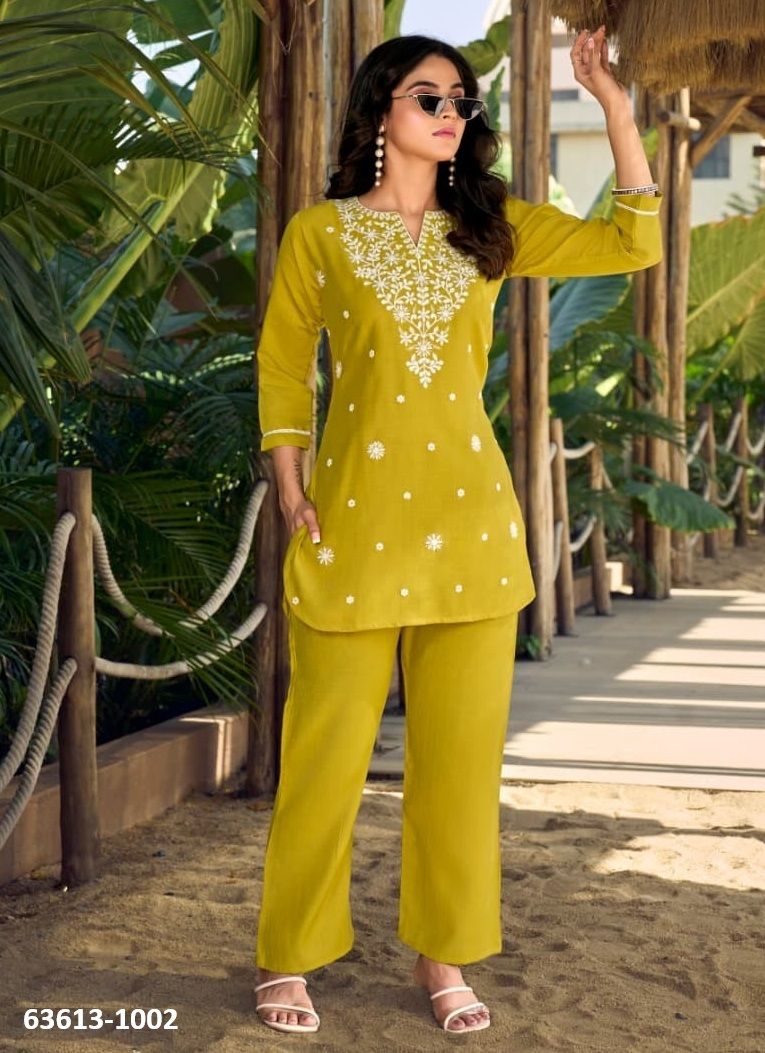 VAMA 5 - Catalog # 63613 (Set of 6 Tops With Bottoms) by Ossm Ahmedabad