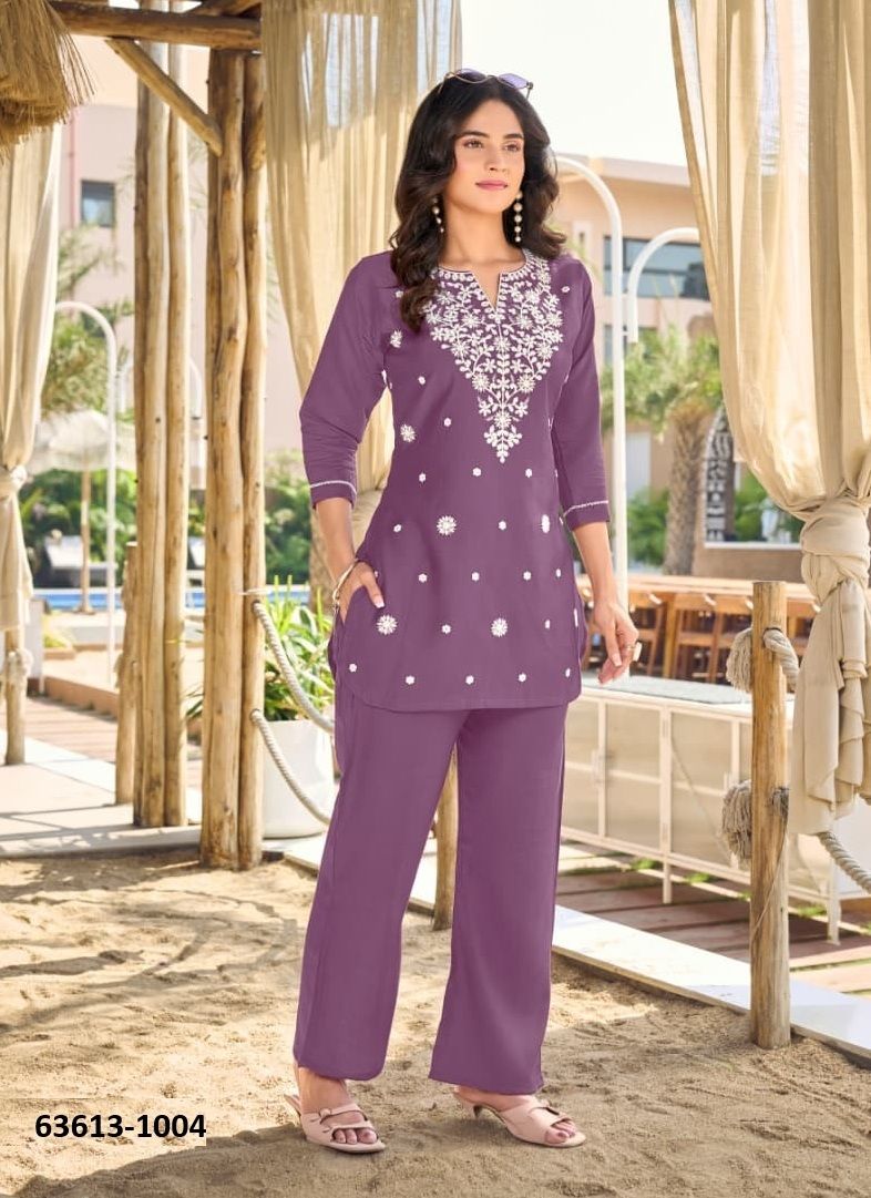 VAMA 5 - Catalog # 63613 (Set of 6 Tops With Bottoms) by Ossm Ahmedabad