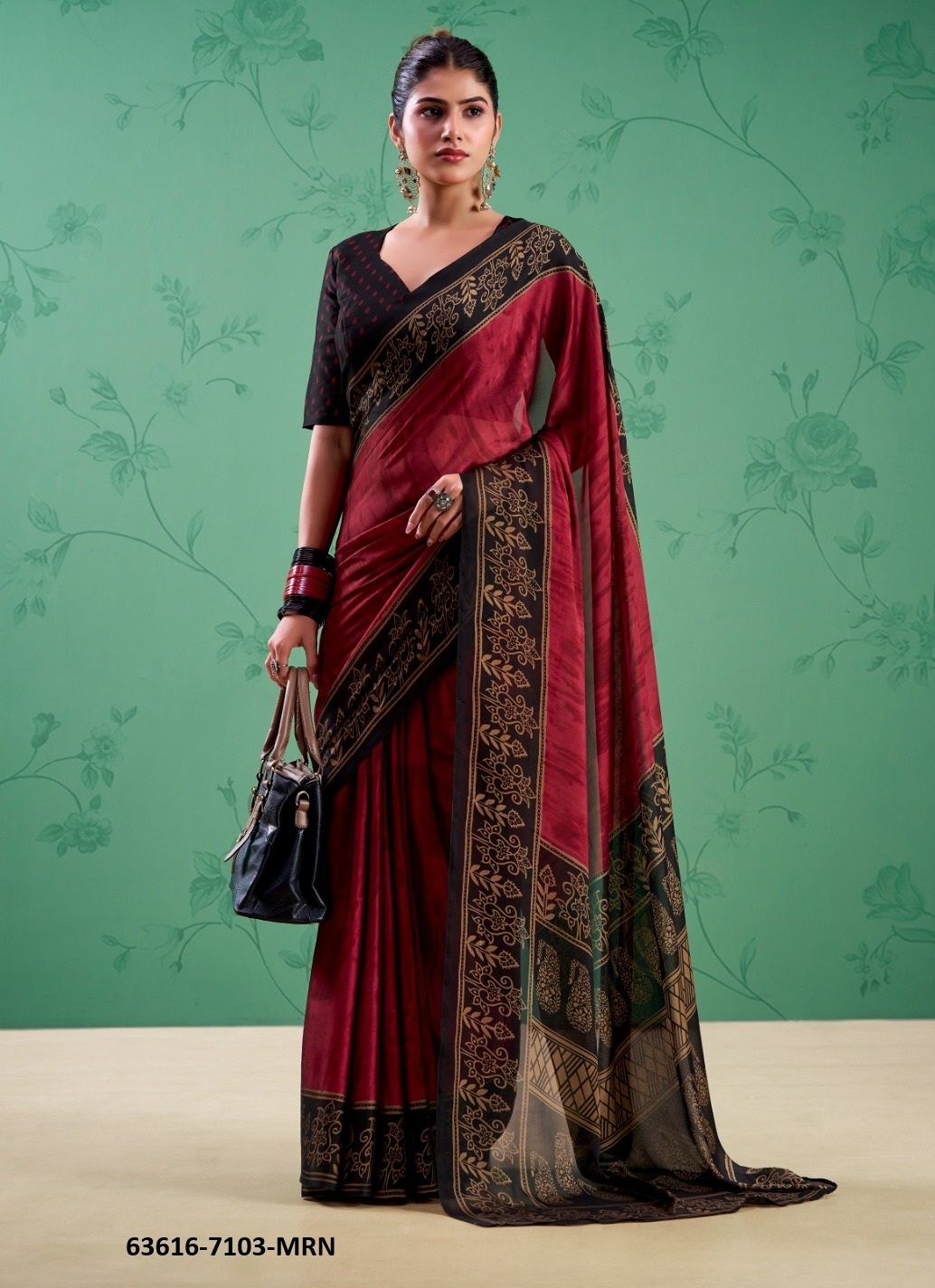 ZARIA - Catalog # 63616 (Set of 4 Sarees) by Semad Styles ZARIA - Catalog # 63616 (Set of 4 Sarees) by Semad Styles