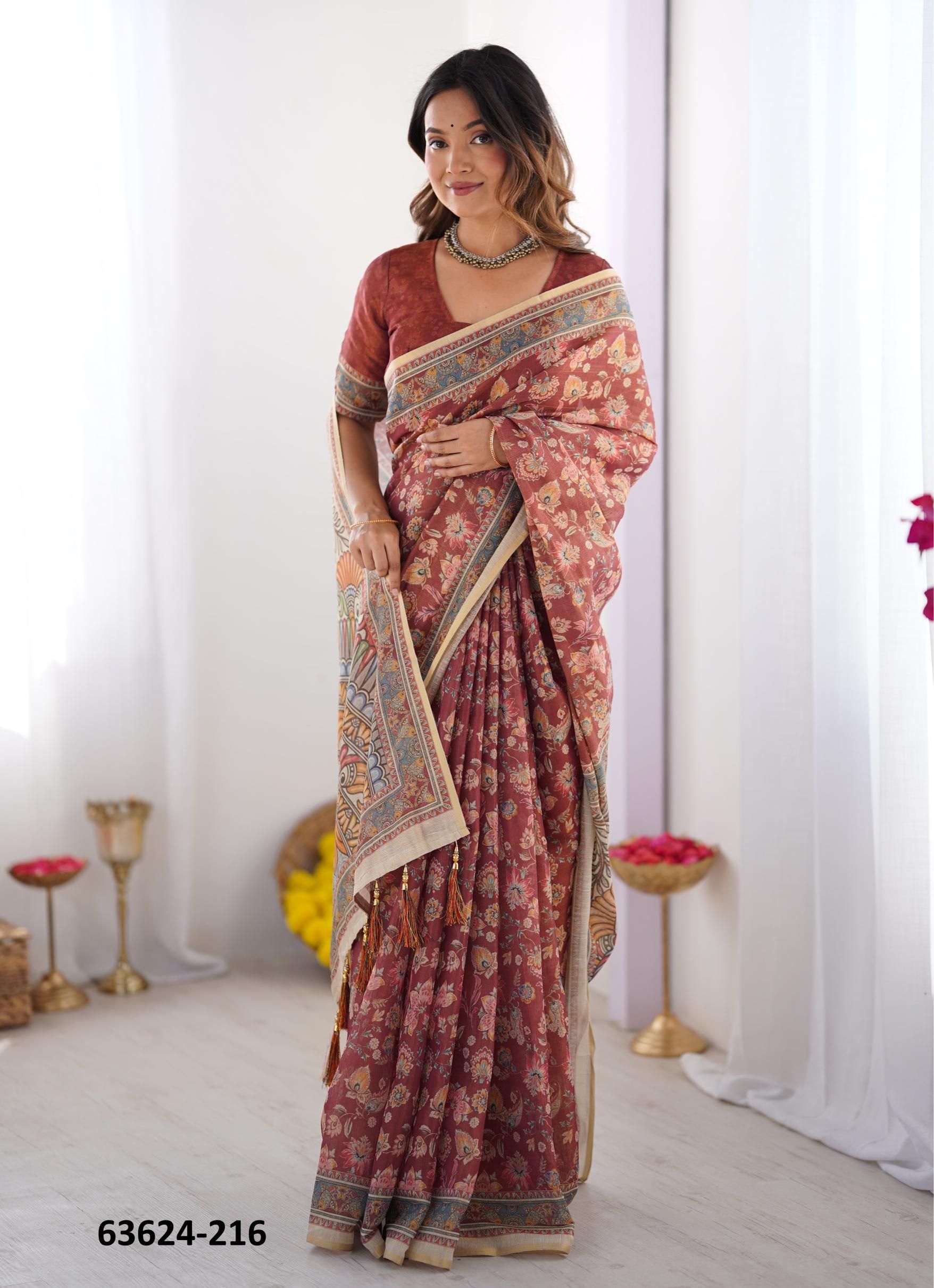 SERIES 216-225 - Catalog # 63624 (Set of 10 Sarees) by Semad Styles SERIES 216-225 - Catalog # 63624 (Set of 10 Sarees) by Semad Styles