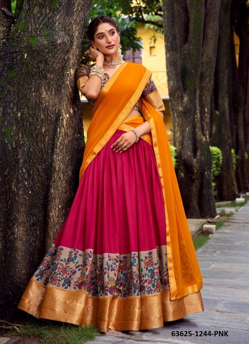 KRISHIKA - Catalog # 63625 (Set of 4 Readymade Lehengas) by Raw Lemon KRISHIKA - Catalog # 63625 (Set of 4 Readymade Lehengas) by Raw Lemon