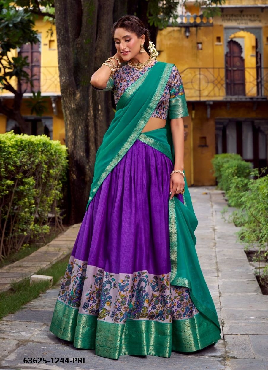 KRISHIKA - Catalog # 63625 (Set of 4 Readymade Lehengas) by Raw Lemon KRISHIKA - Catalog # 63625 (Set of 4 Readymade Lehengas) by Raw Lemon