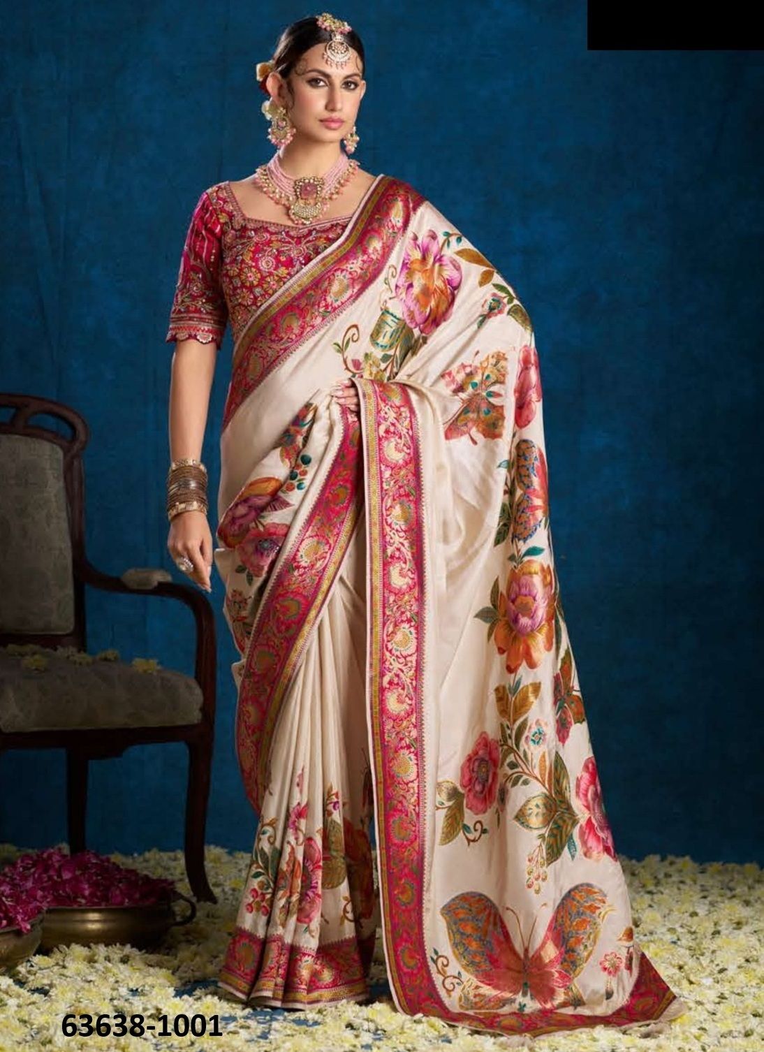 RAAS GARBA - Catalog # 63638 (Set of 9 Sarees) by Raw Lemon RAAS GARBA - Catalog # 63638 (Set of 9 Sarees) by Raw Lemon