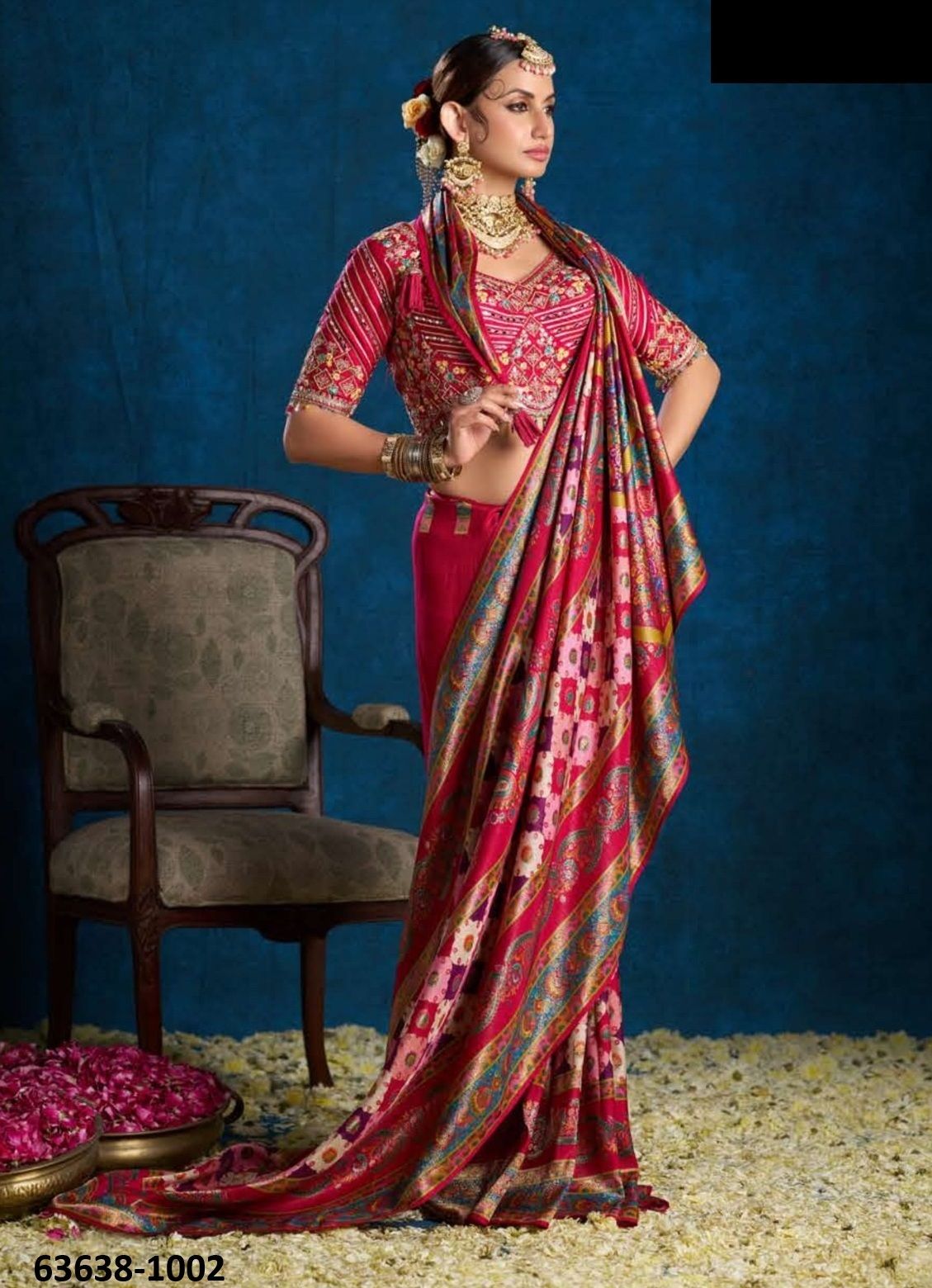 RAAS GARBA - Catalog # 63638 (Set of 9 Sarees) by Raw Lemon RAAS GARBA - Catalog # 63638 (Set of 9 Sarees) by Raw Lemon