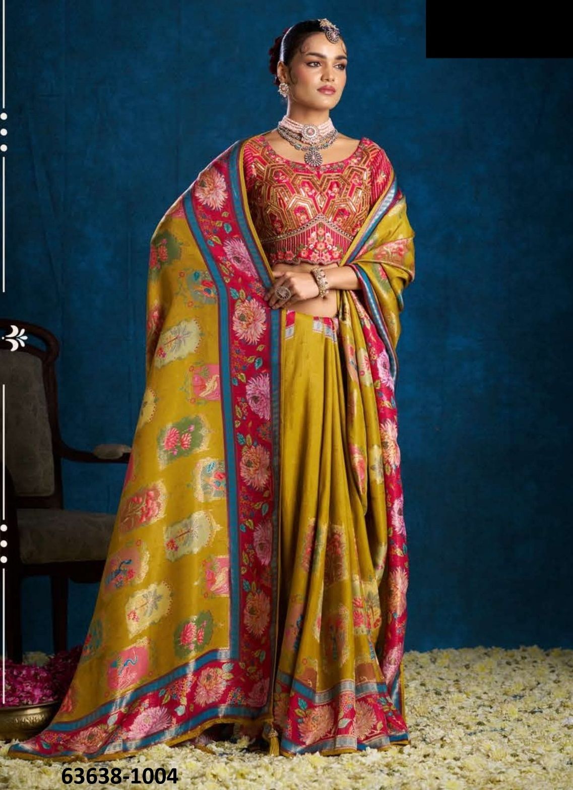 RAAS GARBA - Catalog # 63638 (Set of 9 Sarees) by Raw Lemon RAAS GARBA - Catalog # 63638 (Set of 9 Sarees) by Raw Lemon