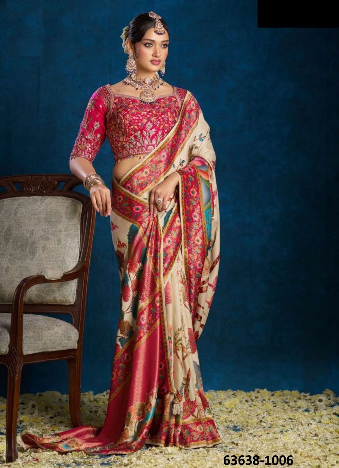 RAAS GARBA - Catalog # 63638 (Set of 9 Sarees) by Raw Lemon RAAS GARBA - Catalog # 63638 (Set of 9 Sarees) by Raw Lemon