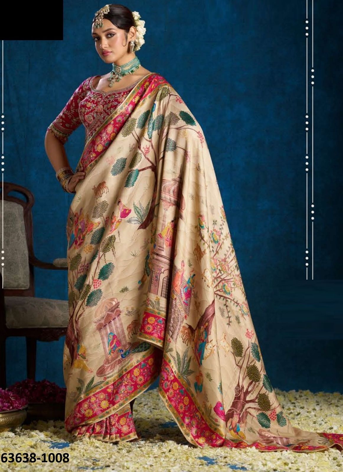 RAAS GARBA - Catalog # 63638 (Set of 9 Sarees) by Raw Lemon RAAS GARBA - Catalog # 63638 (Set of 9 Sarees) by Raw Lemon