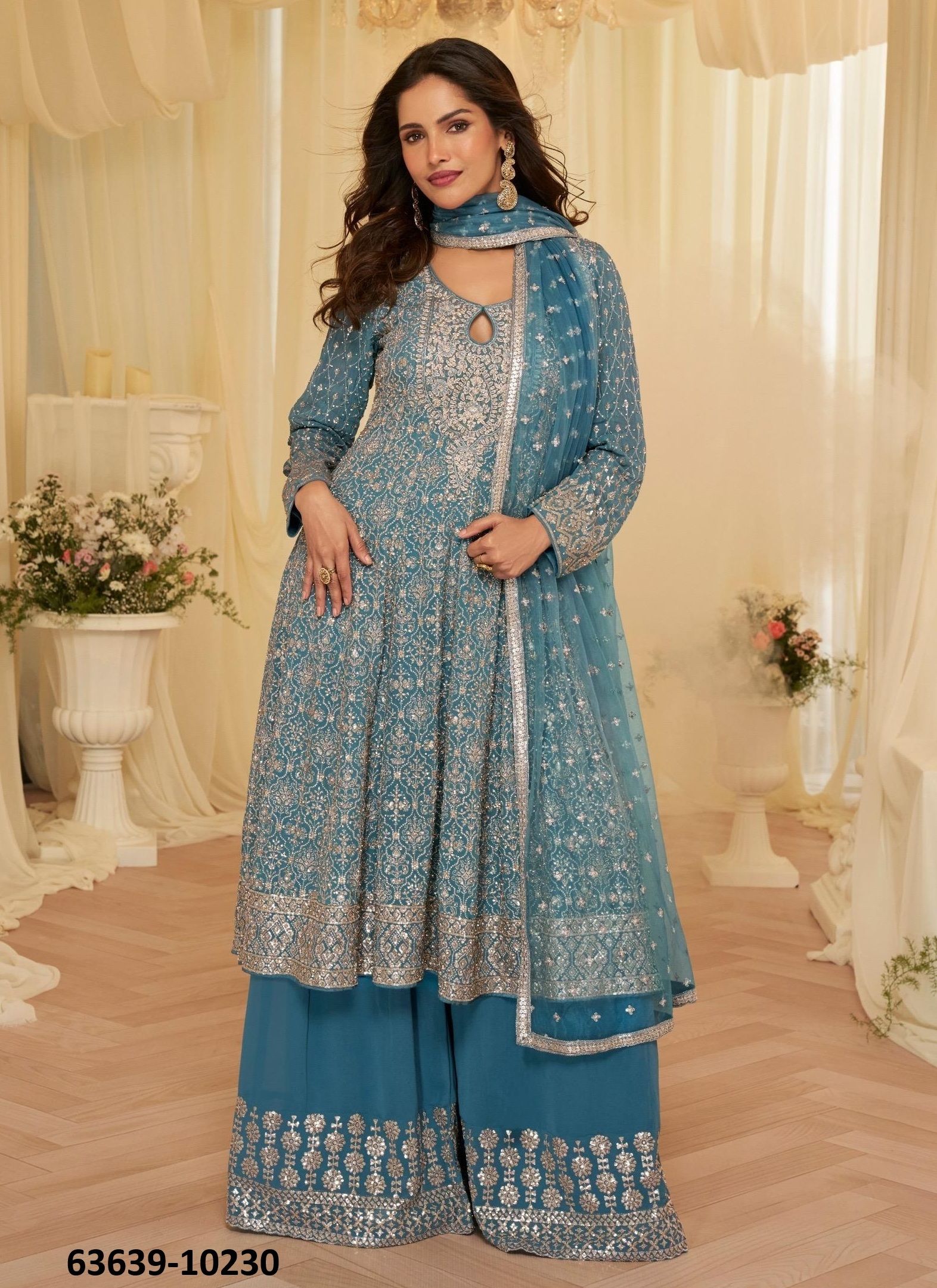 AVANTIKA - Catalog # 63639 (Set of 3 Readymade Salwar Suits) by Sayuri Designer