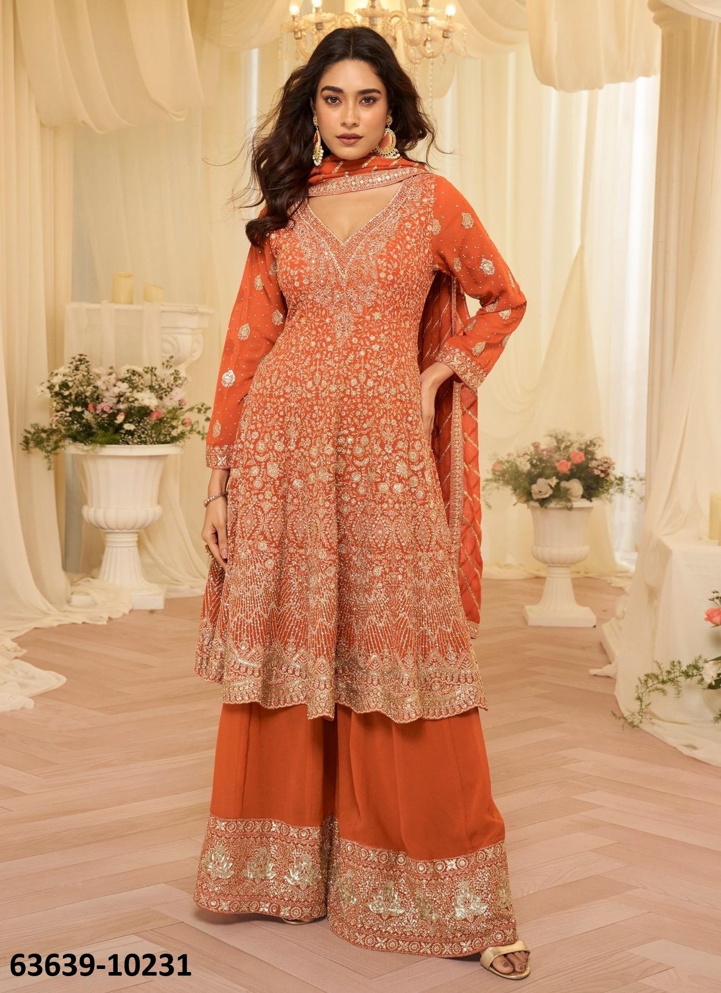AVANTIKA - Catalog # 63639 (Set of 3 Readymade Salwar Suits) by Sayuri Designer