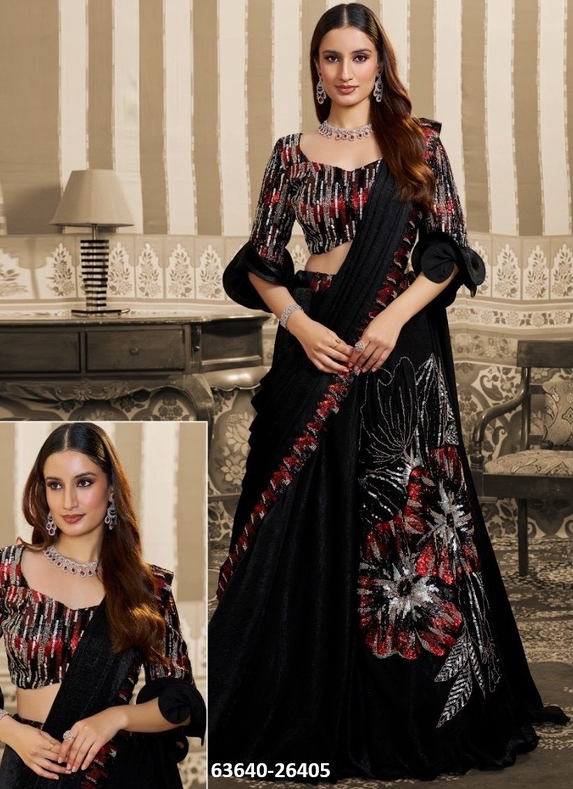 STELLA - Catalog # 63640 (Set of 6 Readymade Lehengas) by Mahotsav STELLA - Catalog # 63640 (Set of 6 Readymade Lehengas) by Mahotsav