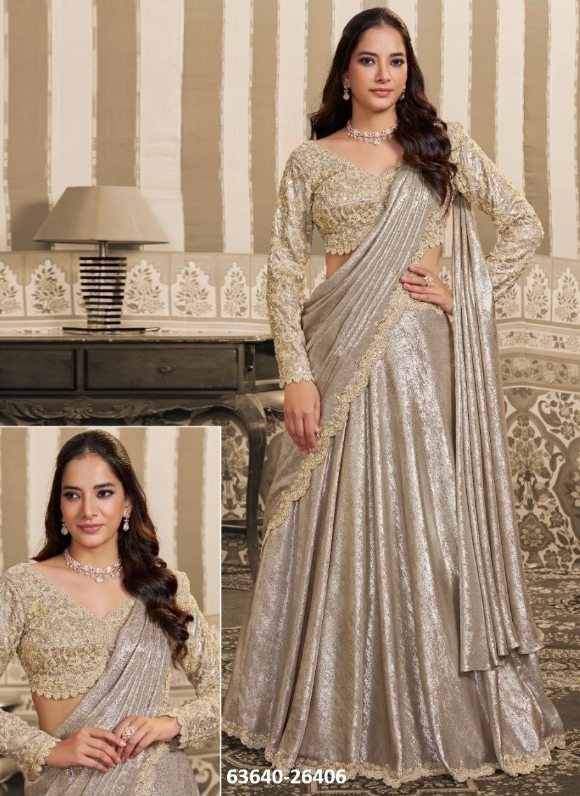 STELLA - Catalog # 63640 (Set of 6 Readymade Lehengas) by Mahotsav STELLA - Catalog # 63640 (Set of 6 Readymade Lehengas) by Mahotsav