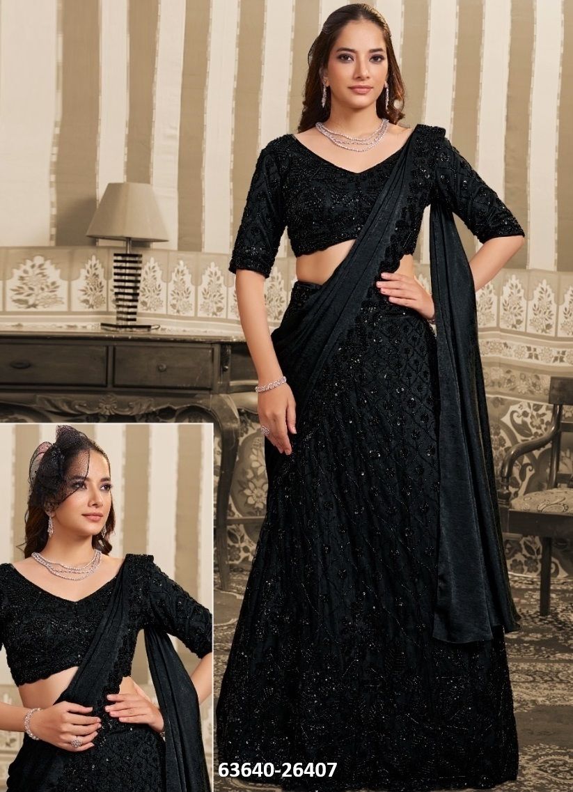 STELLA - Catalog # 63640 (Set of 6 Readymade Lehengas) by Mahotsav STELLA - Catalog # 63640 (Set of 6 Readymade Lehengas) by Mahotsav