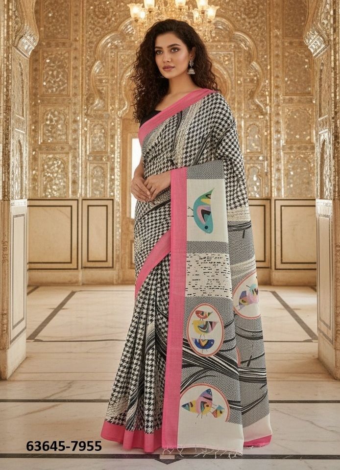 ELEGANT LUXURY - Catalog # 63645 (Set of 9 Sarees) by Semad Styles