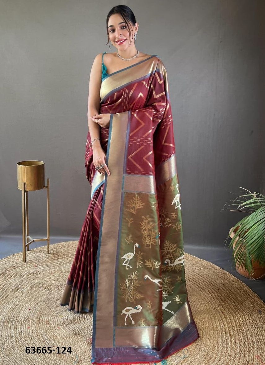 BHANUMATI - Catalog # 63665 (Set of 6 Sarees) by Semad Styles BHANUMATI - Catalog # 63665 (Set of 6 Sarees) by Semad Styles