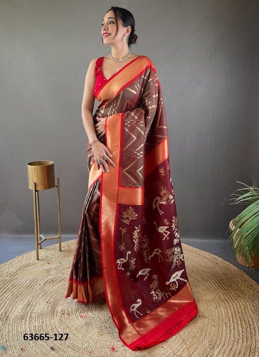 BHANUMATI - Catalog # 63665 (Set of 6 Sarees) by Semad Styles BHANUMATI - Catalog # 63665 (Set of 6 Sarees) by Semad Styles