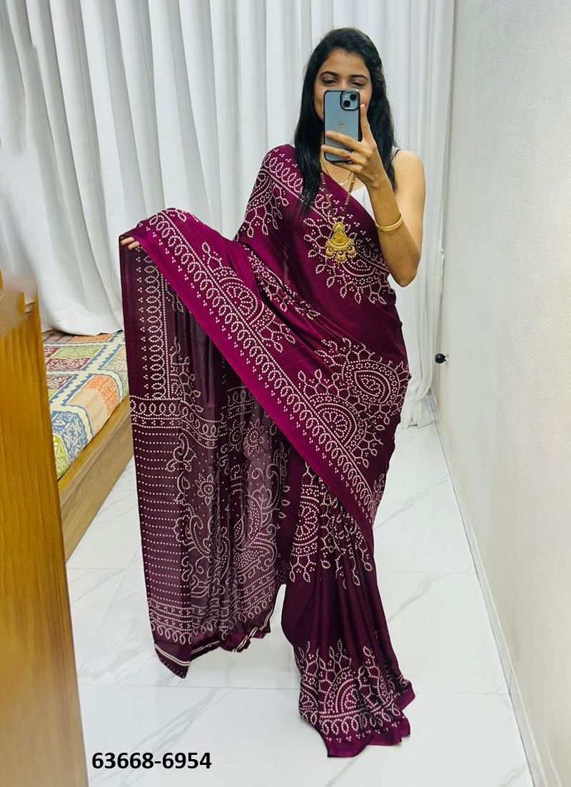 SERIES 6950 - Catalog # 63668 (Set of 7 Sarees) by Semad Styles