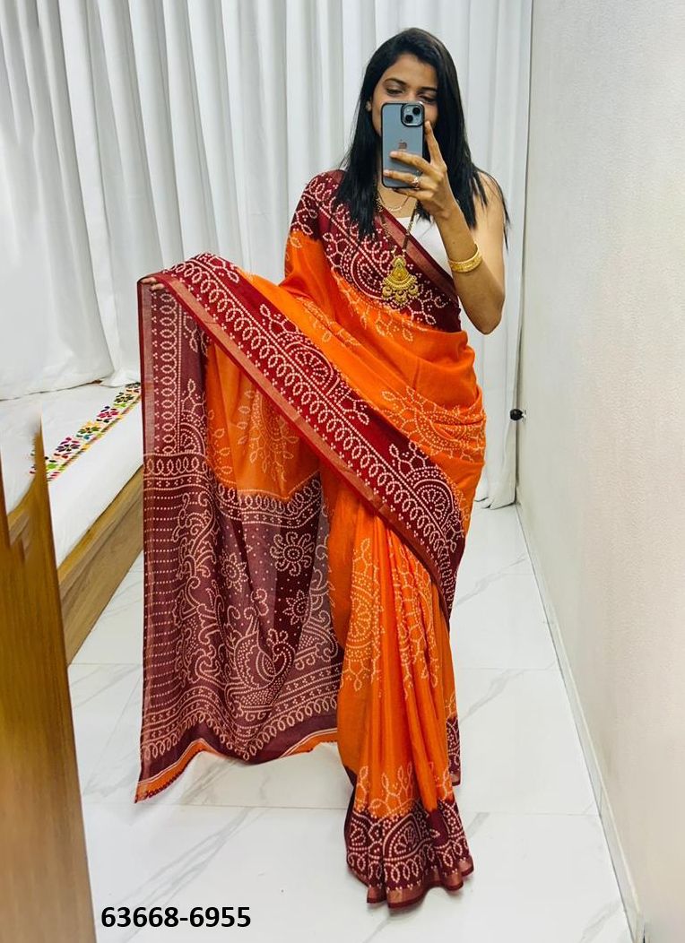 SERIES 6950 - Catalog # 63668 (Set of 7 Sarees) by Semad Styles