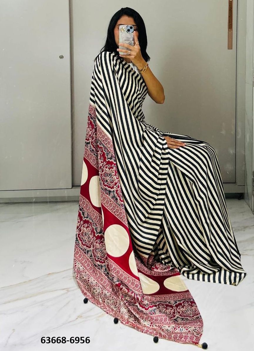 SERIES 6950 - Catalog # 63668 (Set of 7 Sarees) by Semad Styles