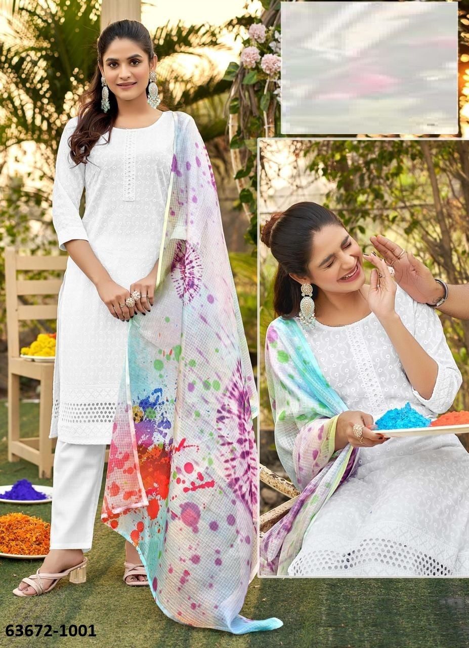 HOLI RANGOTSAV - Catalog # 63672 (Set of 8 Readymade Salwar Suits) by Desi Muse HOLI RANGOTSAV - Catalog # 63672 (Set of 8 Readymade Salwar Suits) by Desi Muse