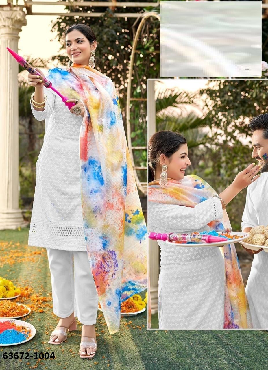 HOLI RANGOTSAV - Catalog # 63672 (Set of 8 Readymade Salwar Suits) by Desi Muse HOLI RANGOTSAV - Catalog # 63672 (Set of 8 Readymade Salwar Suits) by Desi Muse