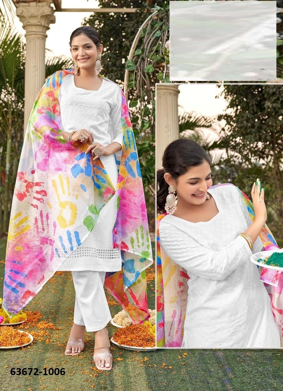 HOLI RANGOTSAV - Catalog # 63672 (Set of 8 Readymade Salwar Suits) by Desi Muse HOLI RANGOTSAV - Catalog # 63672 (Set of 8 Readymade Salwar Suits) by Desi Muse
