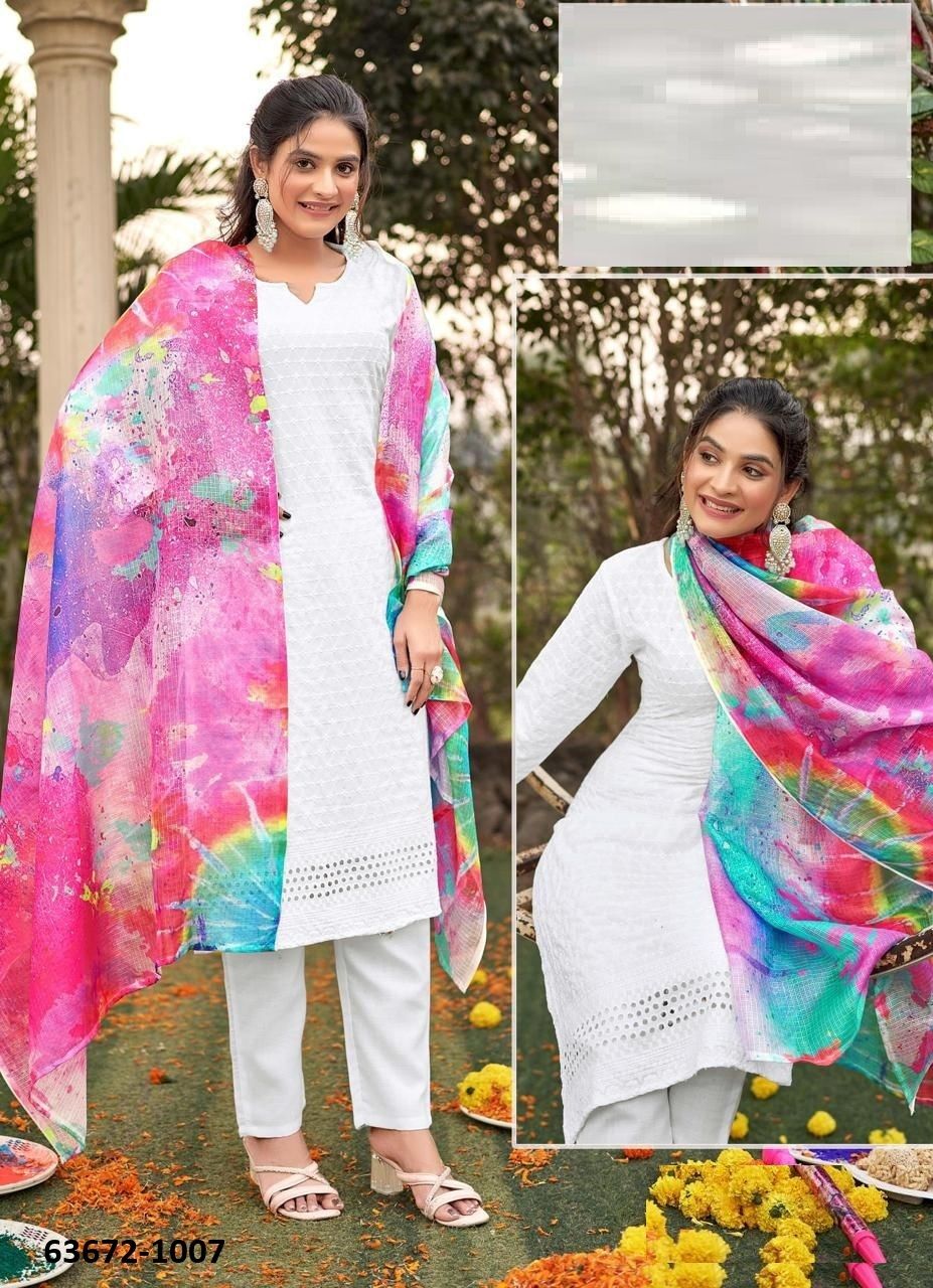 HOLI RANGOTSAV - Catalog # 63672 (Set of 8 Readymade Salwar Suits) by Desi Muse HOLI RANGOTSAV - Catalog # 63672 (Set of 8 Readymade Salwar Suits) by Desi Muse