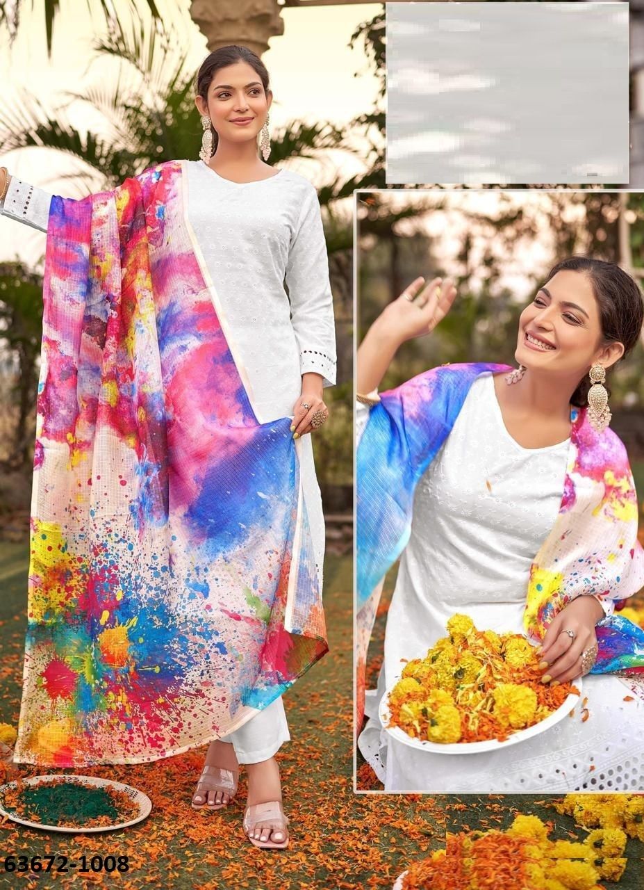 HOLI RANGOTSAV - Catalog # 63672 (Set of 8 Readymade Salwar Suits) by Desi Muse HOLI RANGOTSAV - Catalog # 63672 (Set of 8 Readymade Salwar Suits) by Desi Muse