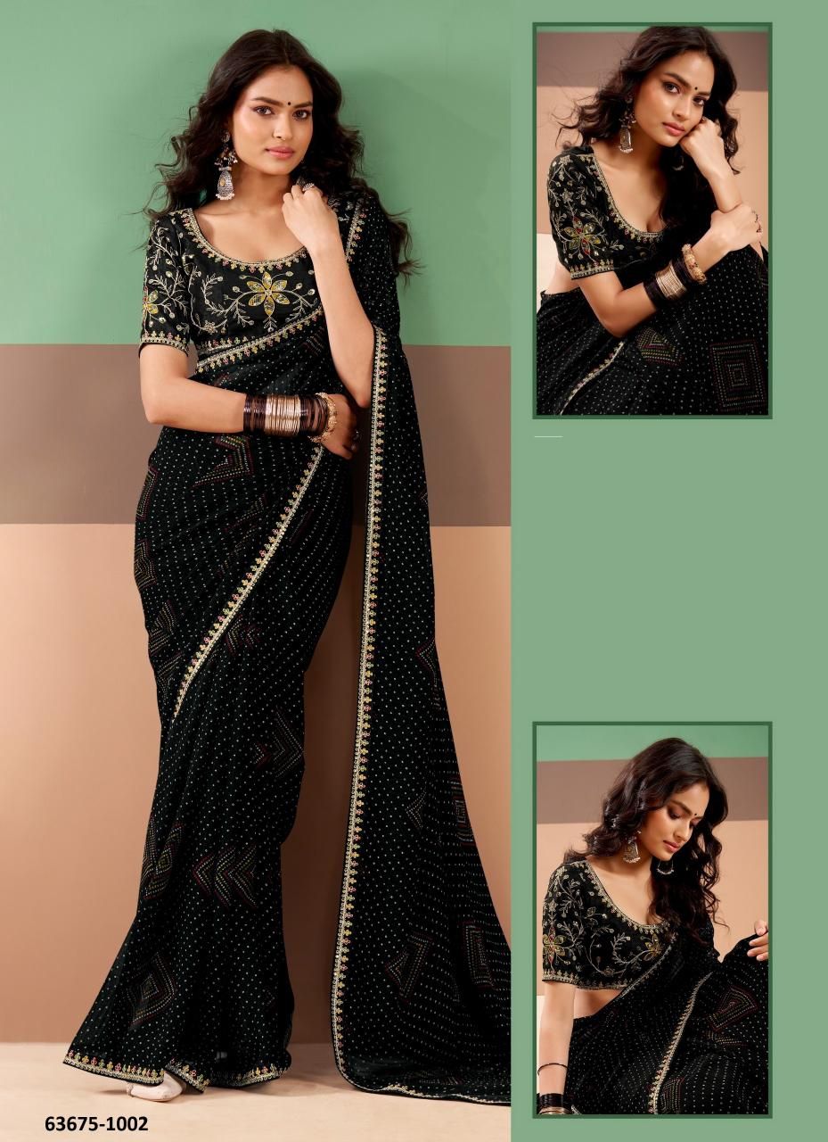 DEVI - Catalog # 63675 (Set of 10 Sarees) by Stavan