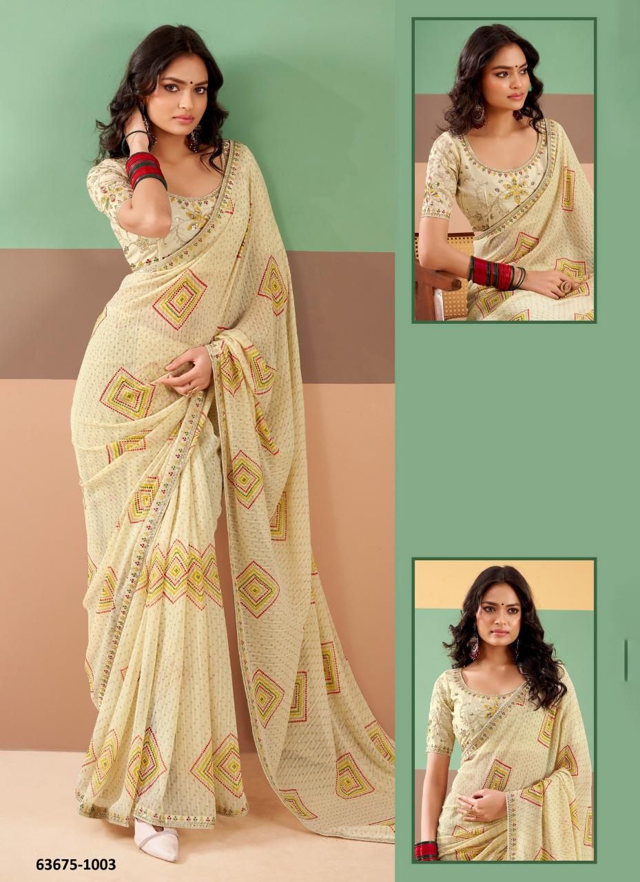 DEVI - Catalog # 63675 (Set of 10 Sarees) by Stavan