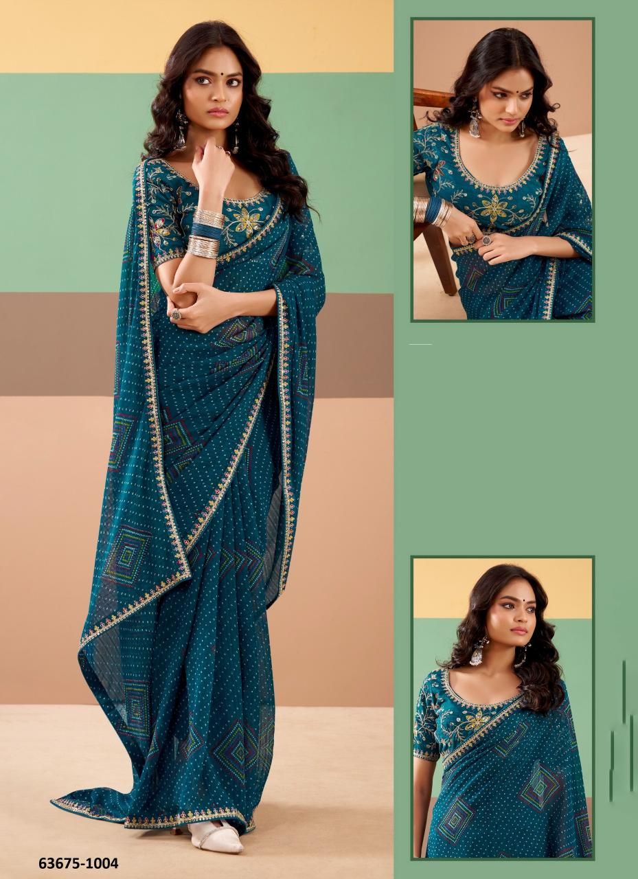 DEVI - Catalog # 63675 (Set of 10 Sarees) by Stavan