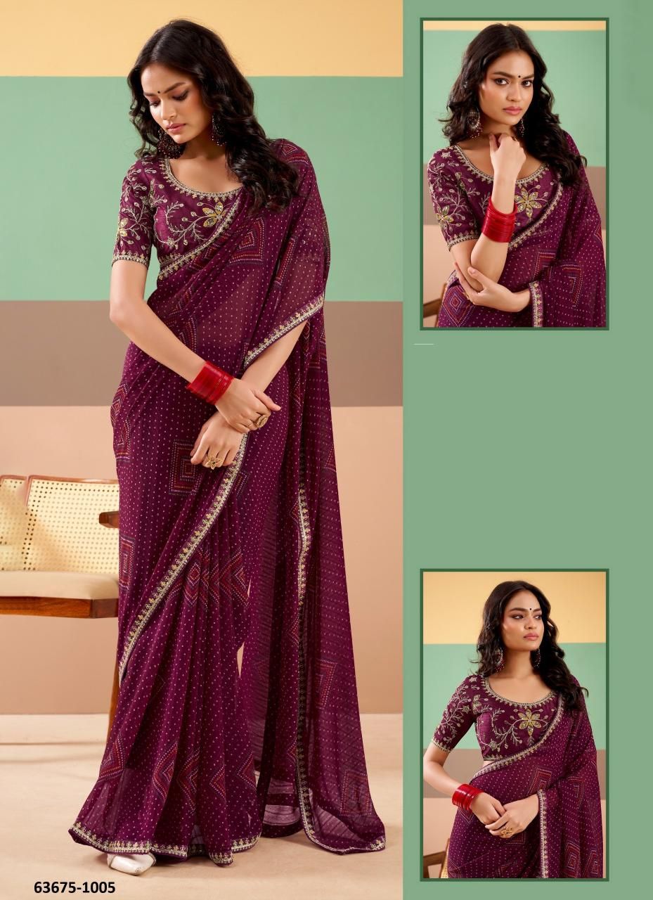 DEVI - Catalog # 63675 (Set of 10 Sarees) by Stavan