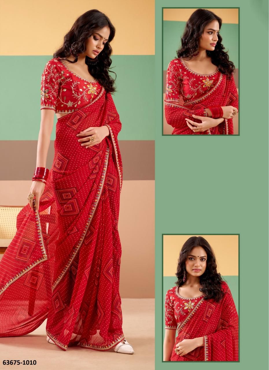 DEVI - Catalog # 63675 (Set of 10 Sarees) by Stavan