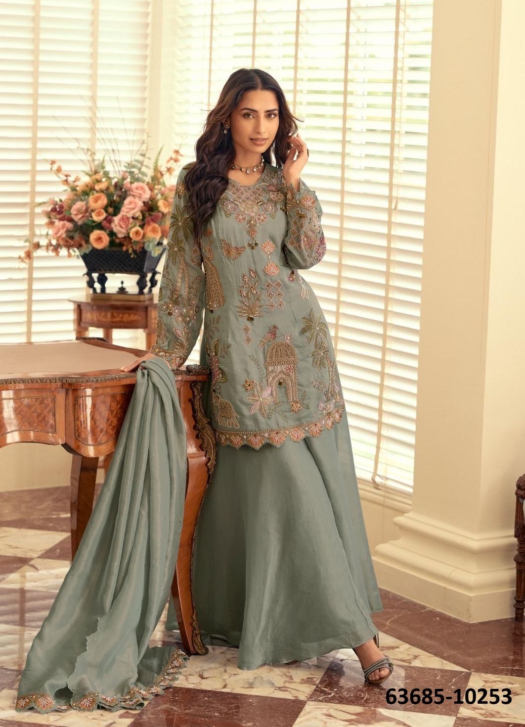 KETKI - Catalog # 63685 (Set of 3 Readymade Salwar Suits) by Sayuri Designer
