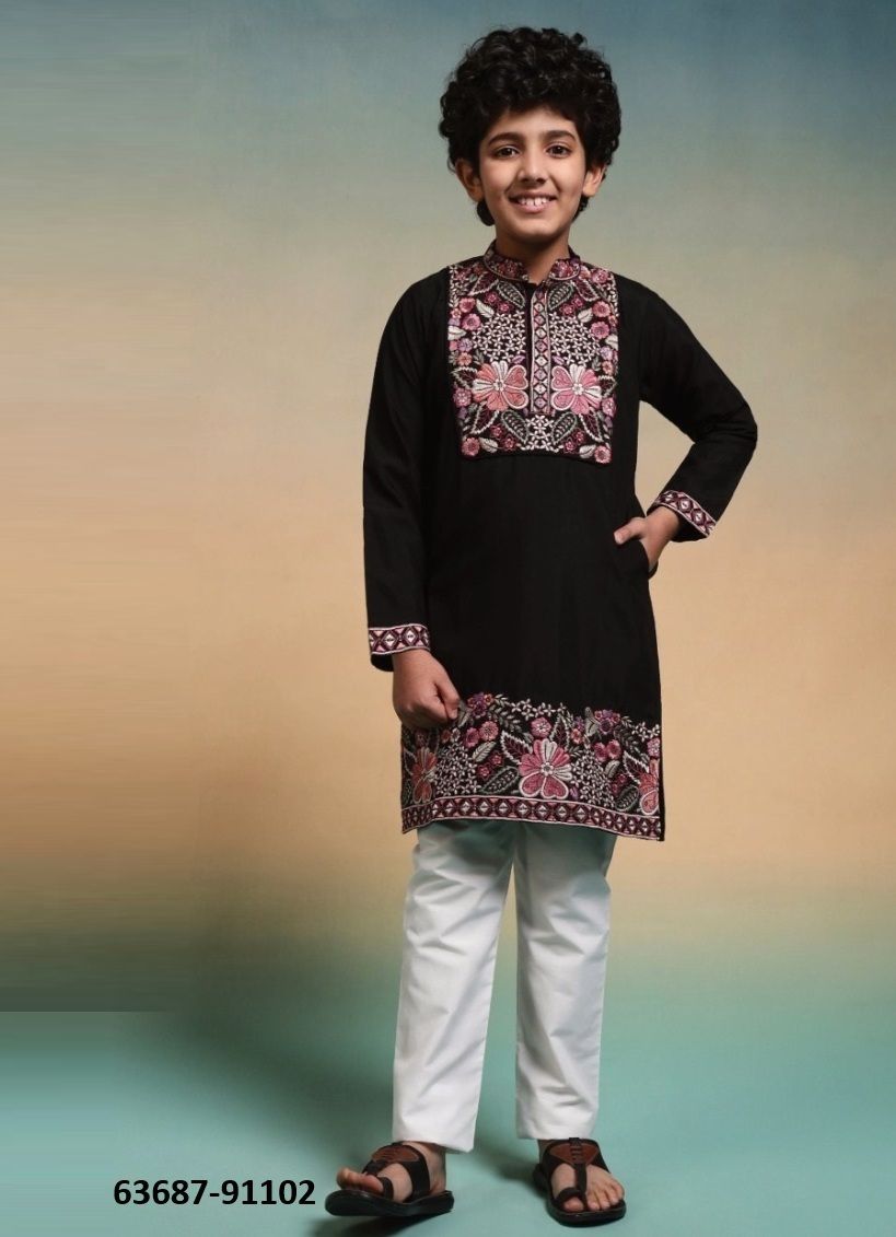 SHAAHI JUNIOR KIDS ETHNICS - Catalog # 63687 (Set of 6 Men's Ethnic Wear) by Tentmen Clothing