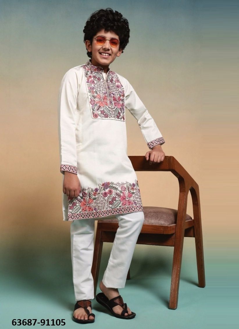SHAAHI JUNIOR KIDS ETHNICS - Catalog # 63687 (Set of 6 Men's Ethnic Wear) by Tentmen Clothing