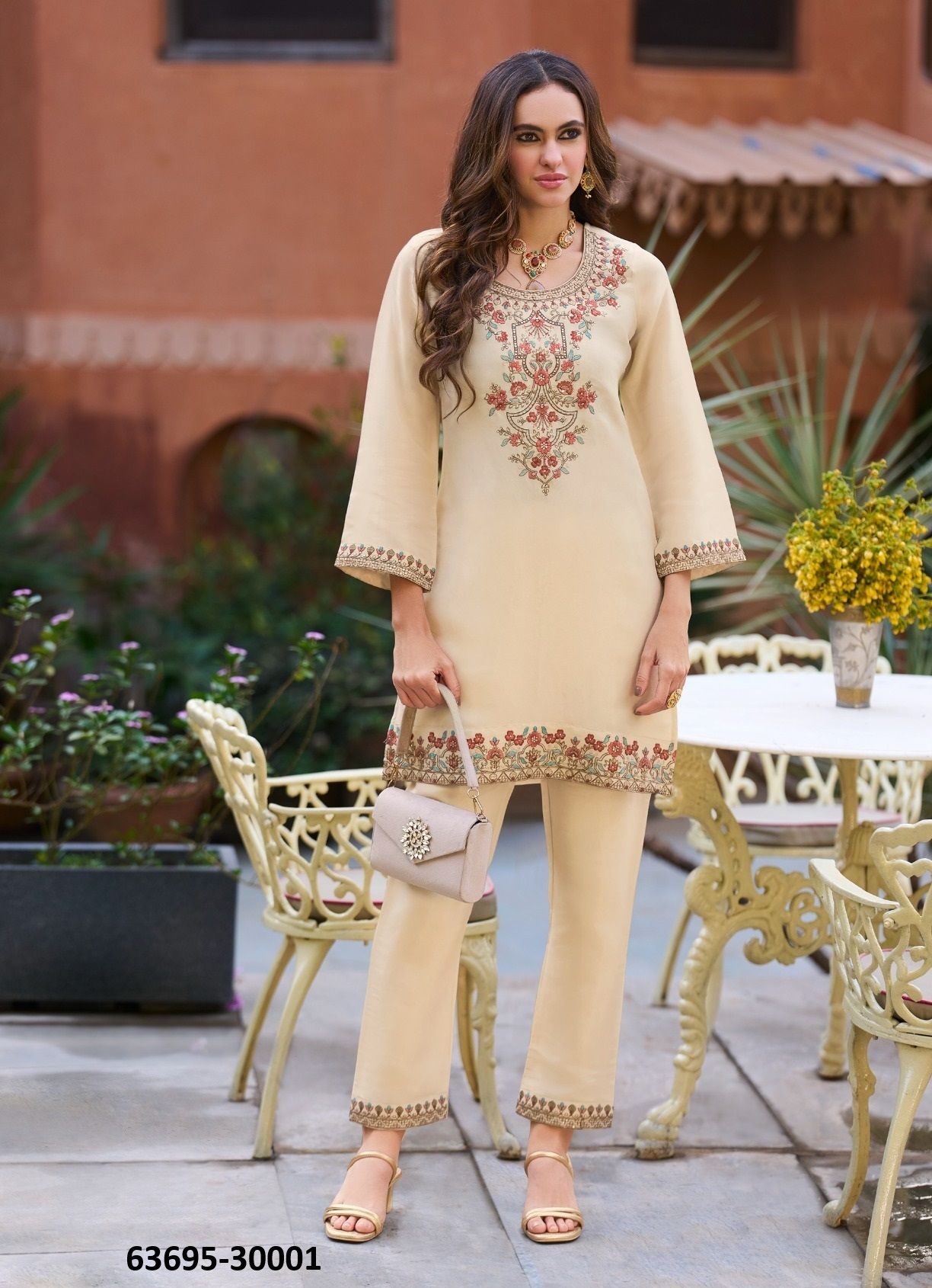 JASLEEN - Catalog # 63695 (Set of 4 Tops With Bottoms) by Lily & Lali JASLEEN - Catalog # 63695 (Set of 4 Tops With Bottoms) by Lily & Lali